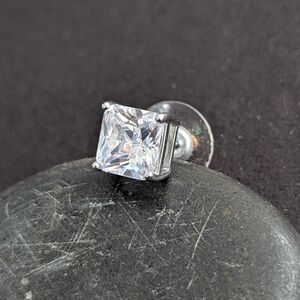 CZ 925 Silver Stud Earring